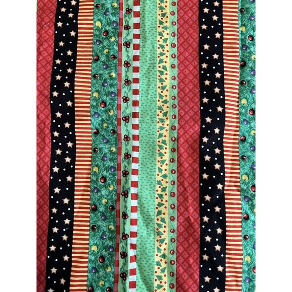 4 Pieces Christmas Holiday Fabric -Fun Reindeer & Snowmen - Various Lengths - Picture 3 of 7